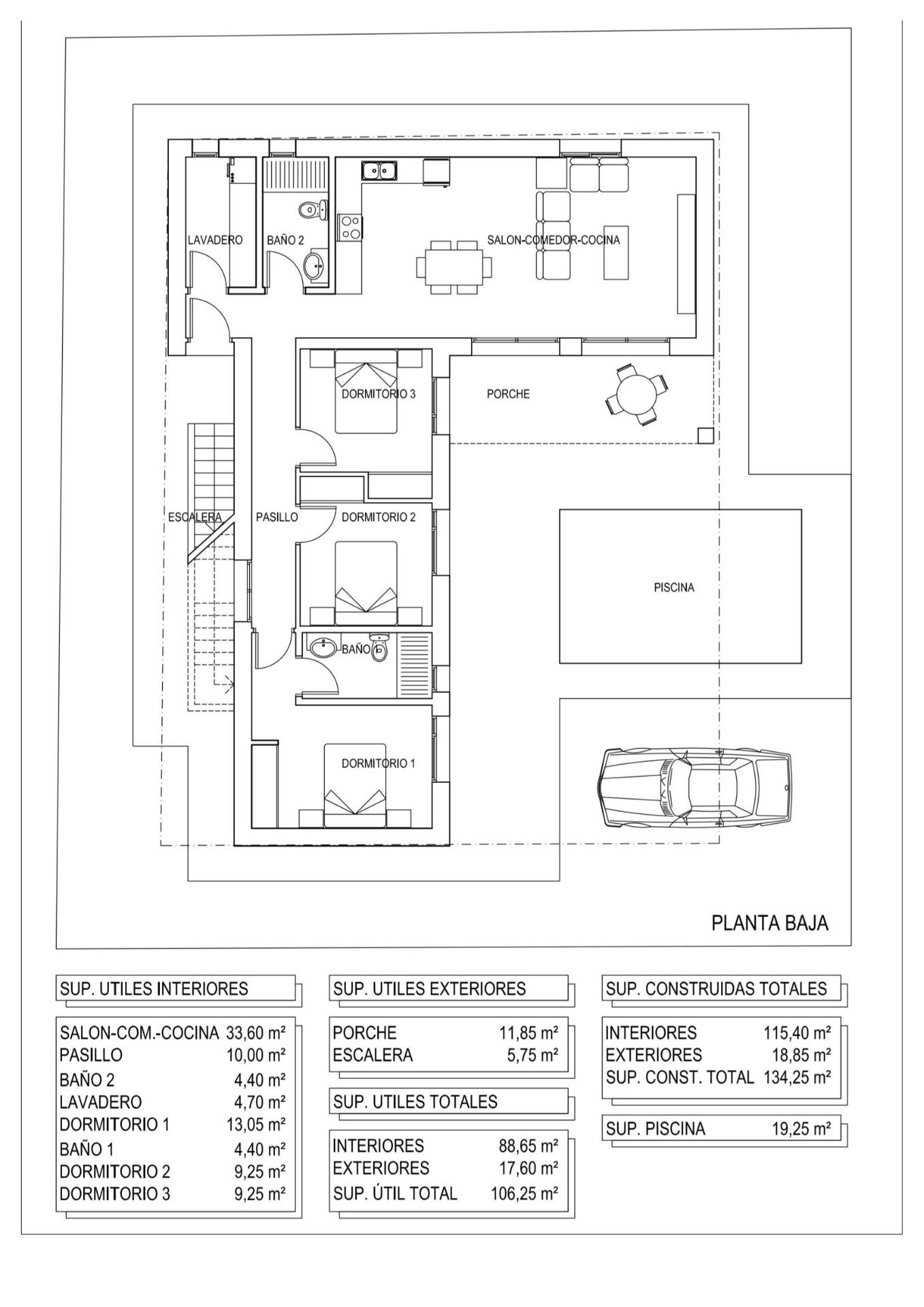 Villa til salg i Pinoso
