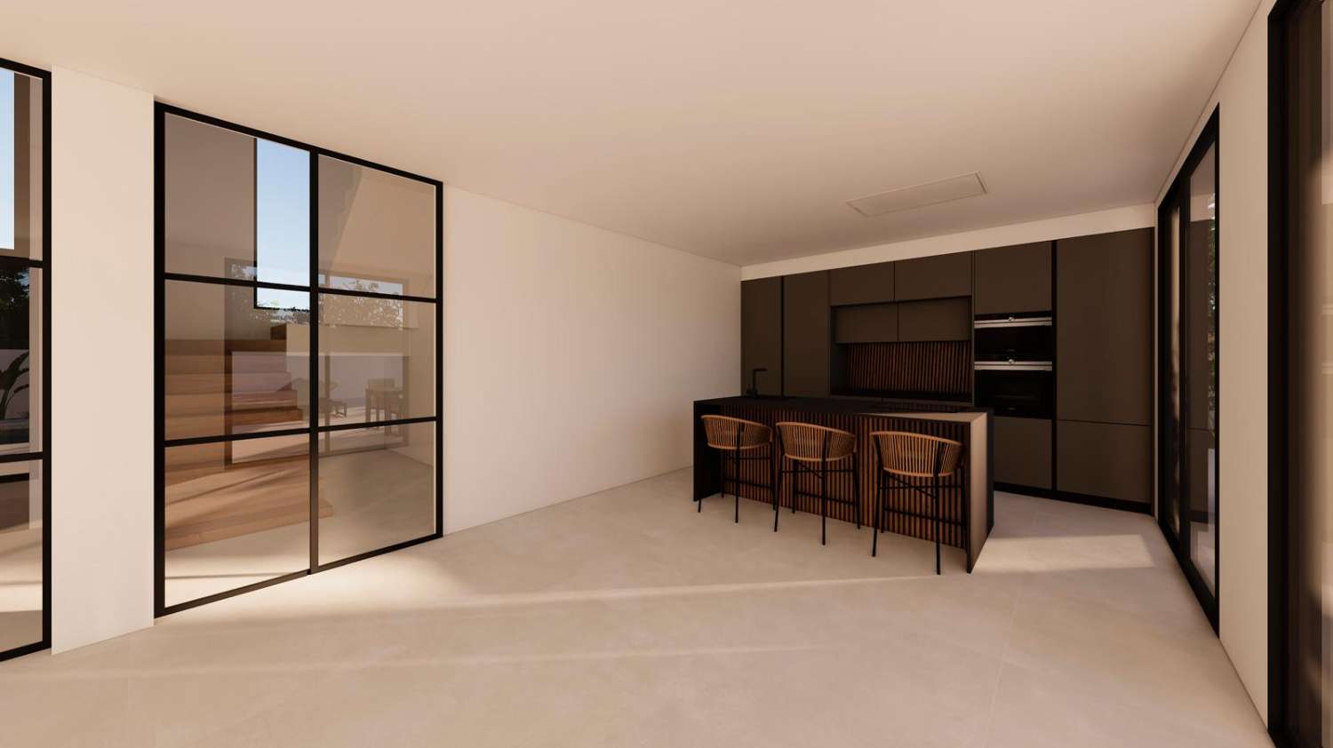 Villa im Bau, 500 m vom Strand entfernt in Calpe (Costa Blanca)