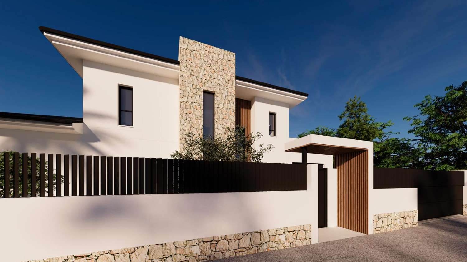 Villa im Bau, 500 m vom Strand entfernt in Calpe (Costa Blanca)
