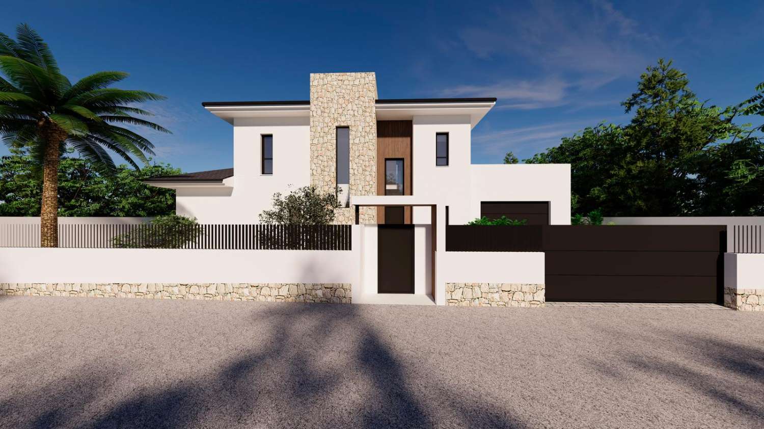 Villa im Bau, 500 m vom Strand entfernt in Calpe (Costa Blanca)