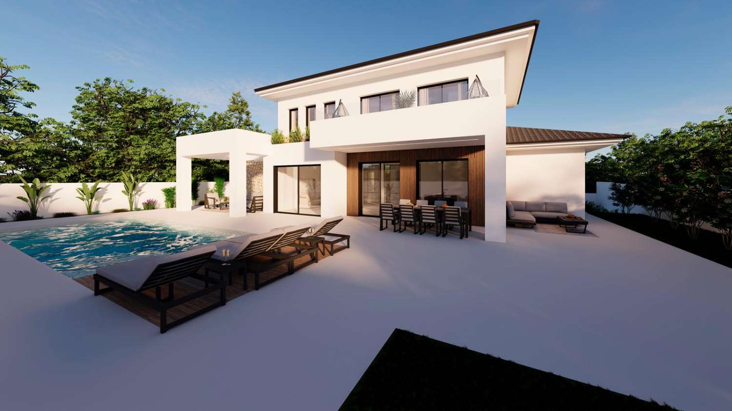 Villa im Bau, 500 m vom Strand entfernt in Calpe (Costa Blanca)