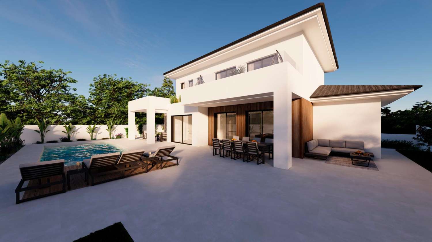 Villa im Bau, 500 m vom Strand entfernt in Calpe (Costa Blanca)