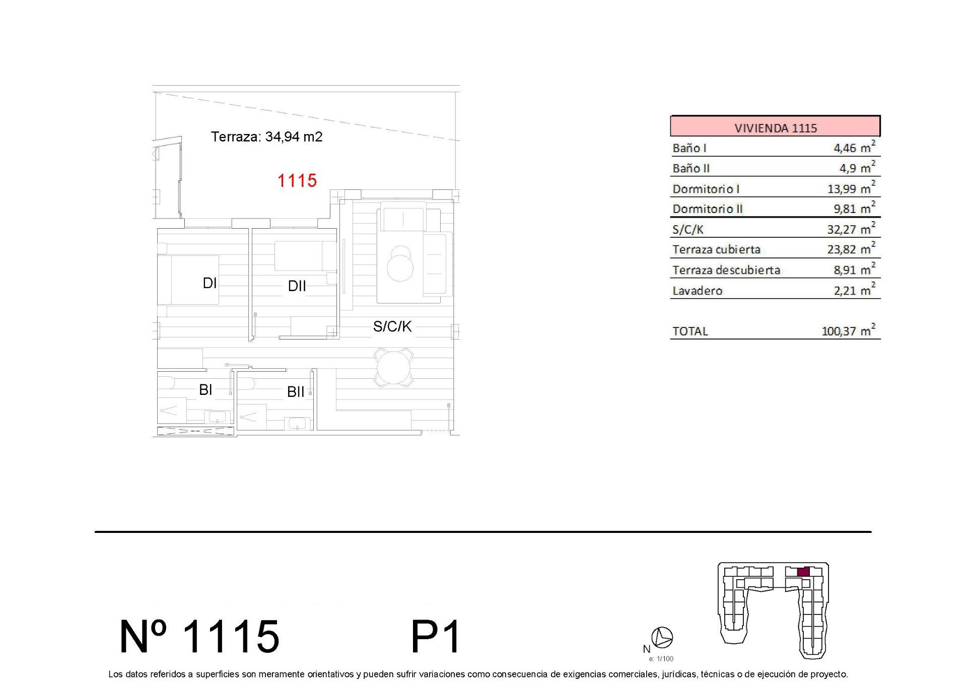 Petit Appartement en vente à San Miguel de Salinas