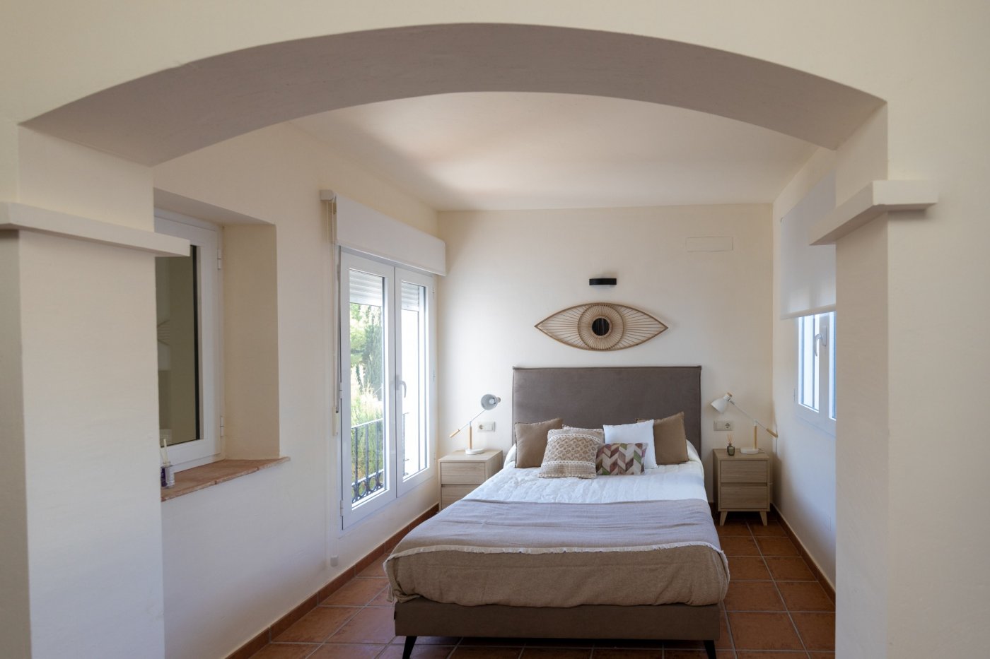 Gloednieuwe rustieke huizen met 2 slaapkamers en een gemeenschappelijk zwembad in Fuente Alamo (Murcia)