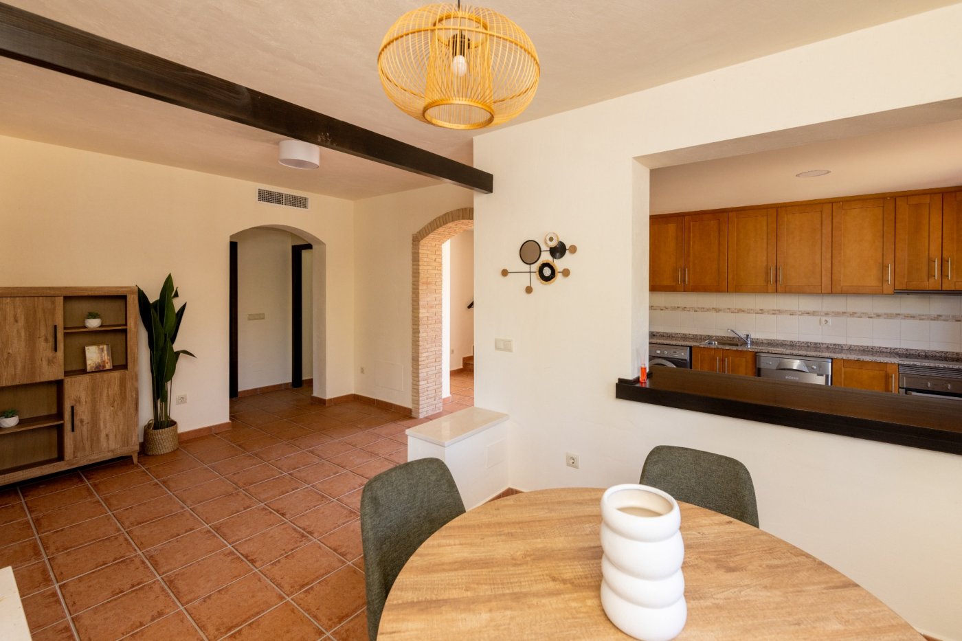 Gloednieuwe rustieke huizen met 2 slaapkamers en een gemeenschappelijk zwembad in Fuente Alamo (Murcia)