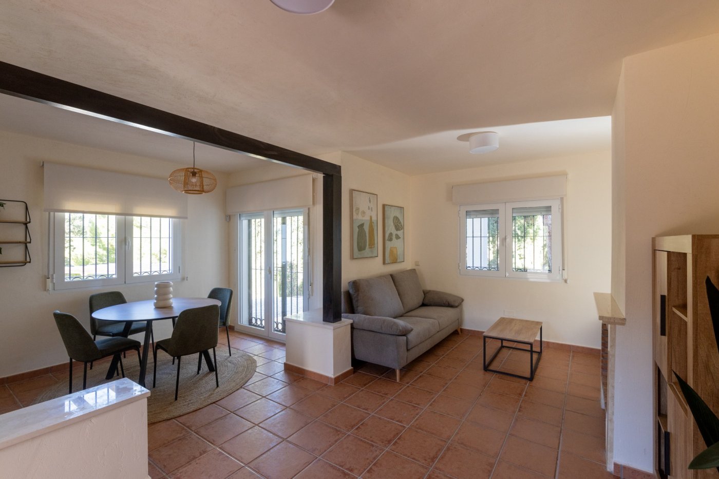 Gloednieuwe rustieke huizen met 2 slaapkamers en een gemeenschappelijk zwembad in Fuente Alamo (Murcia)