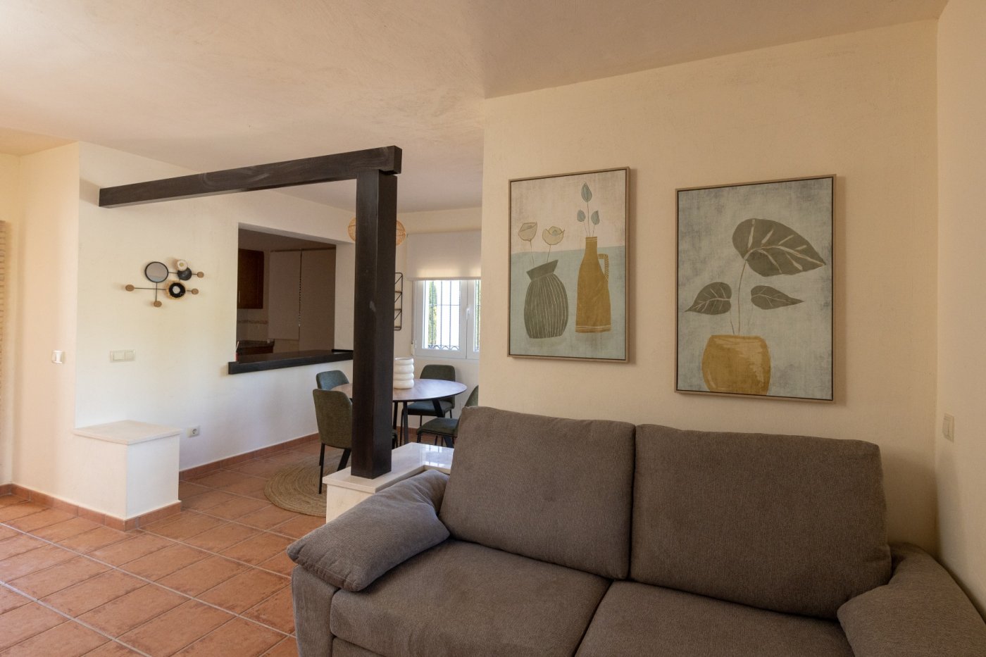 Gloednieuwe rustieke huizen met 2 slaapkamers en een gemeenschappelijk zwembad in Fuente Alamo (Murcia)