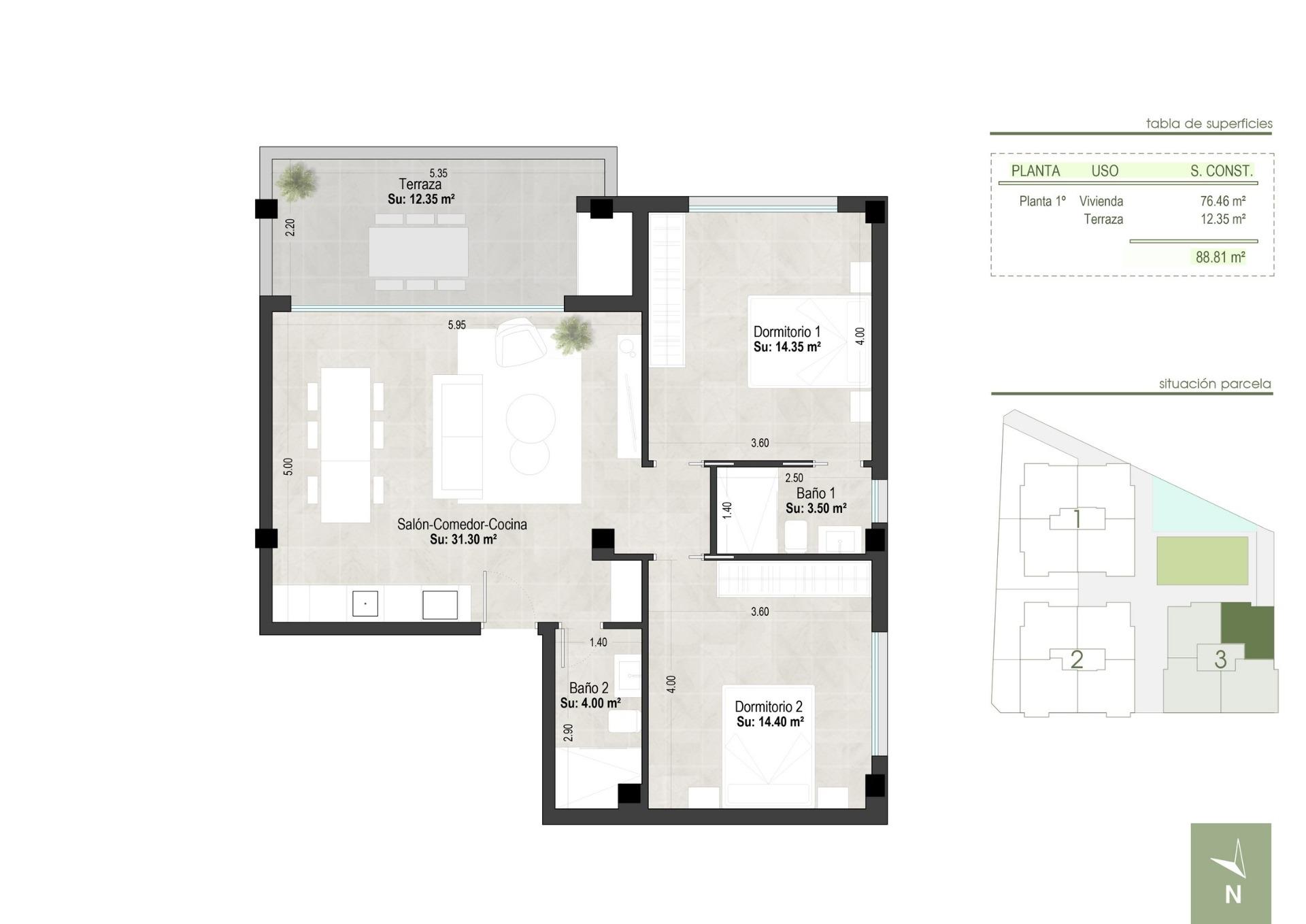 Apartmán v prodeji in San Pedro del Pinatar