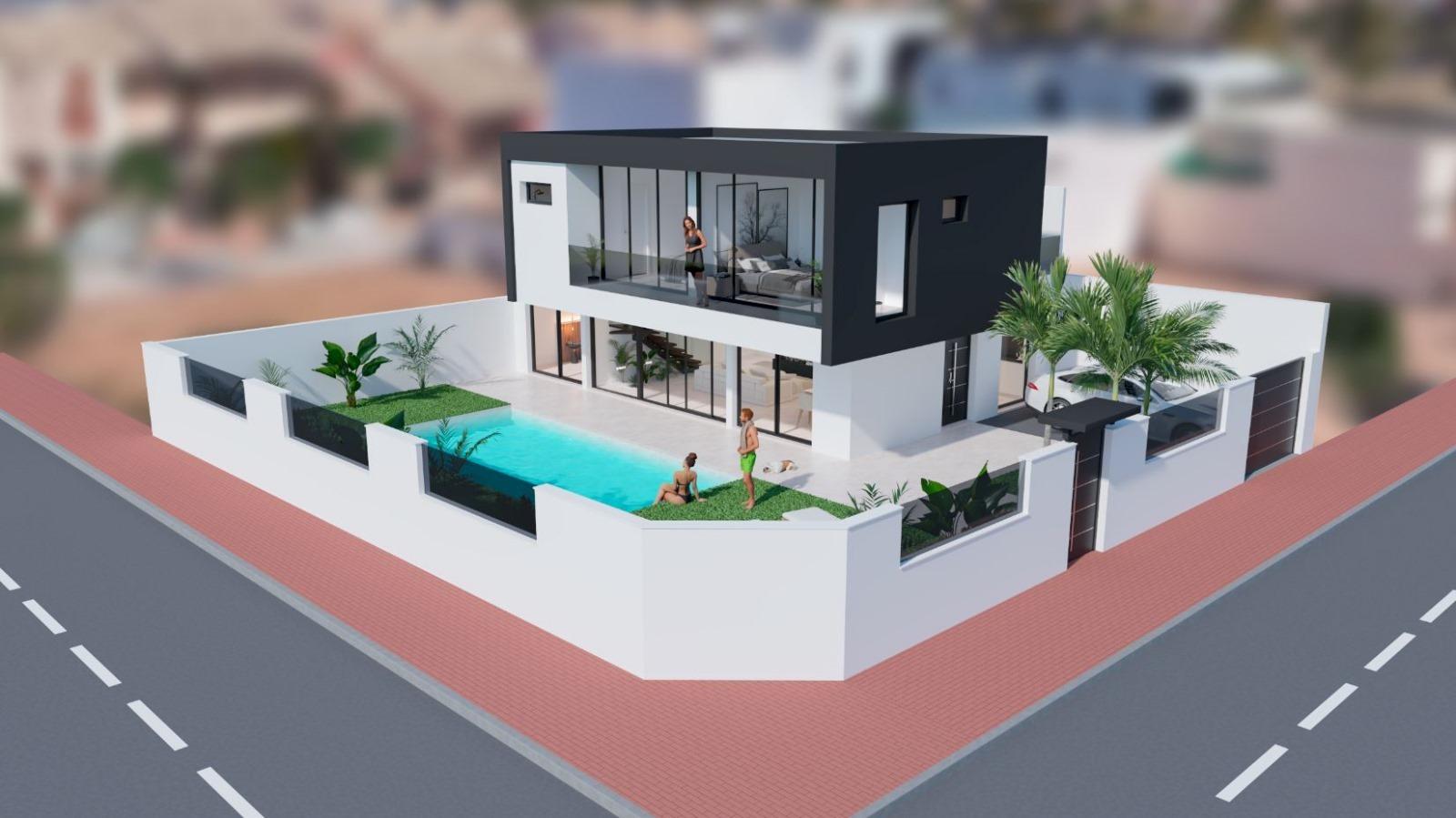 Villa til salg i San Pedro del Pinatar