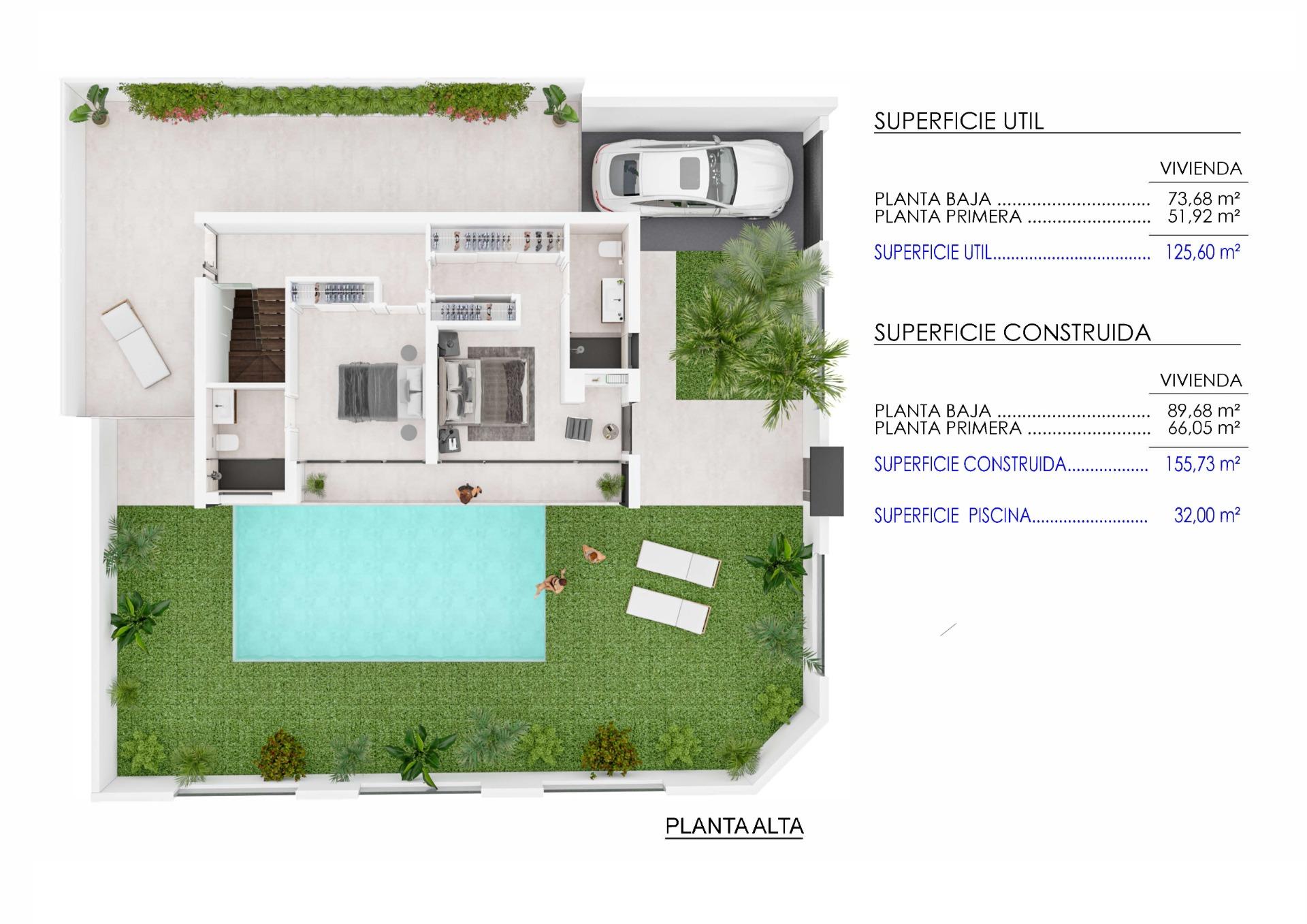 Villa til salg i San Pedro del Pinatar