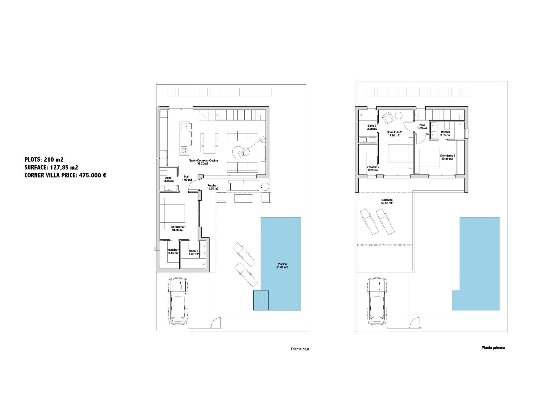 Villa til salg i San Javier