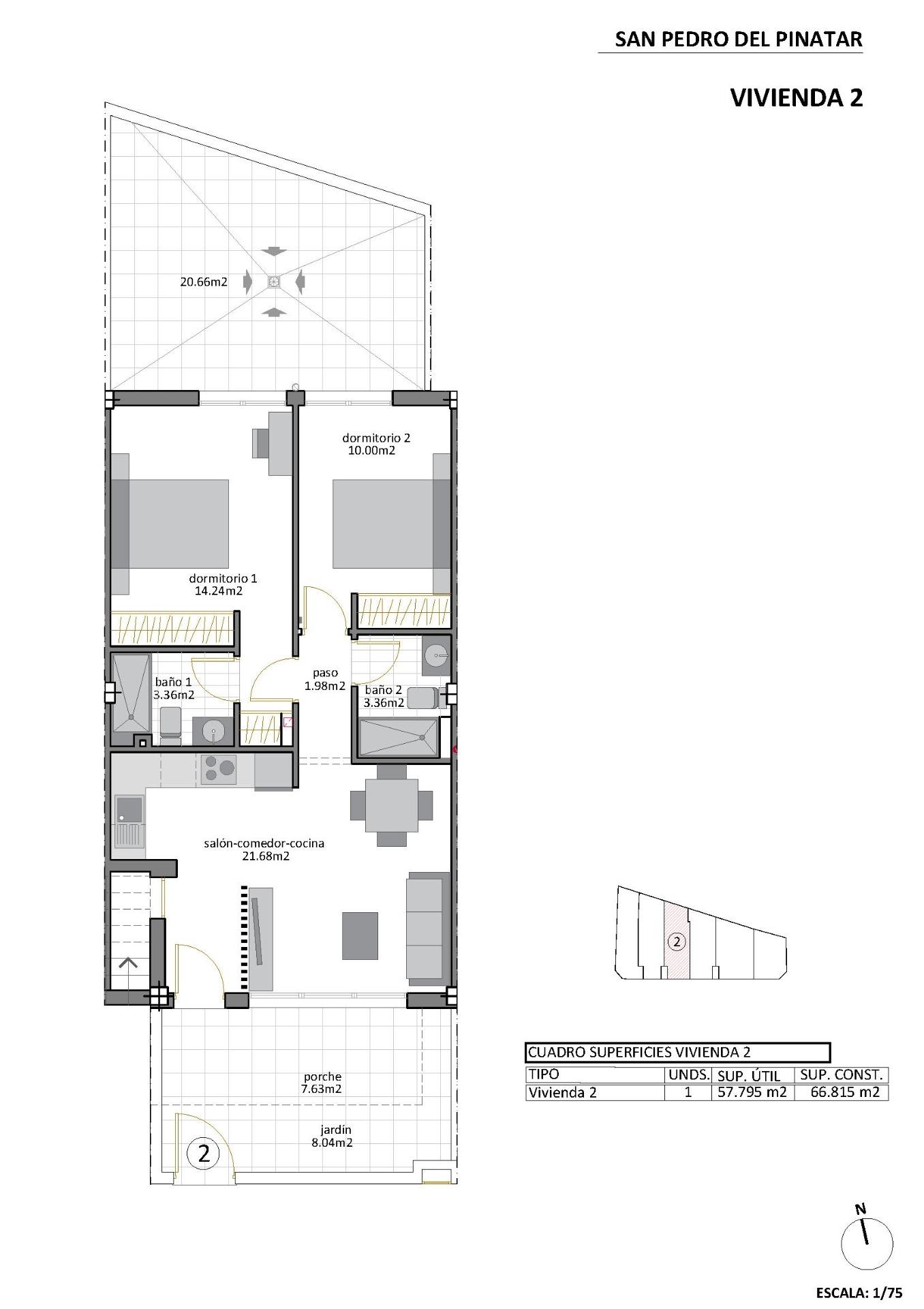 Bungalow zum verkauf in San Pedro del Pinatar