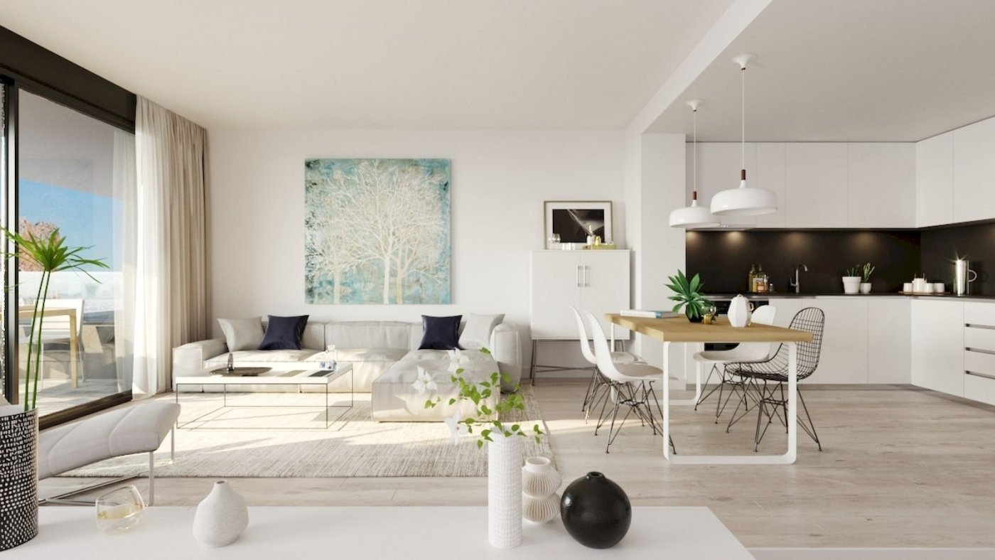 Neues Luxus-Penthouse 300 Meter vom Meer entfernt und mit Meerblick in Calpe (Costa Blanca Nord)