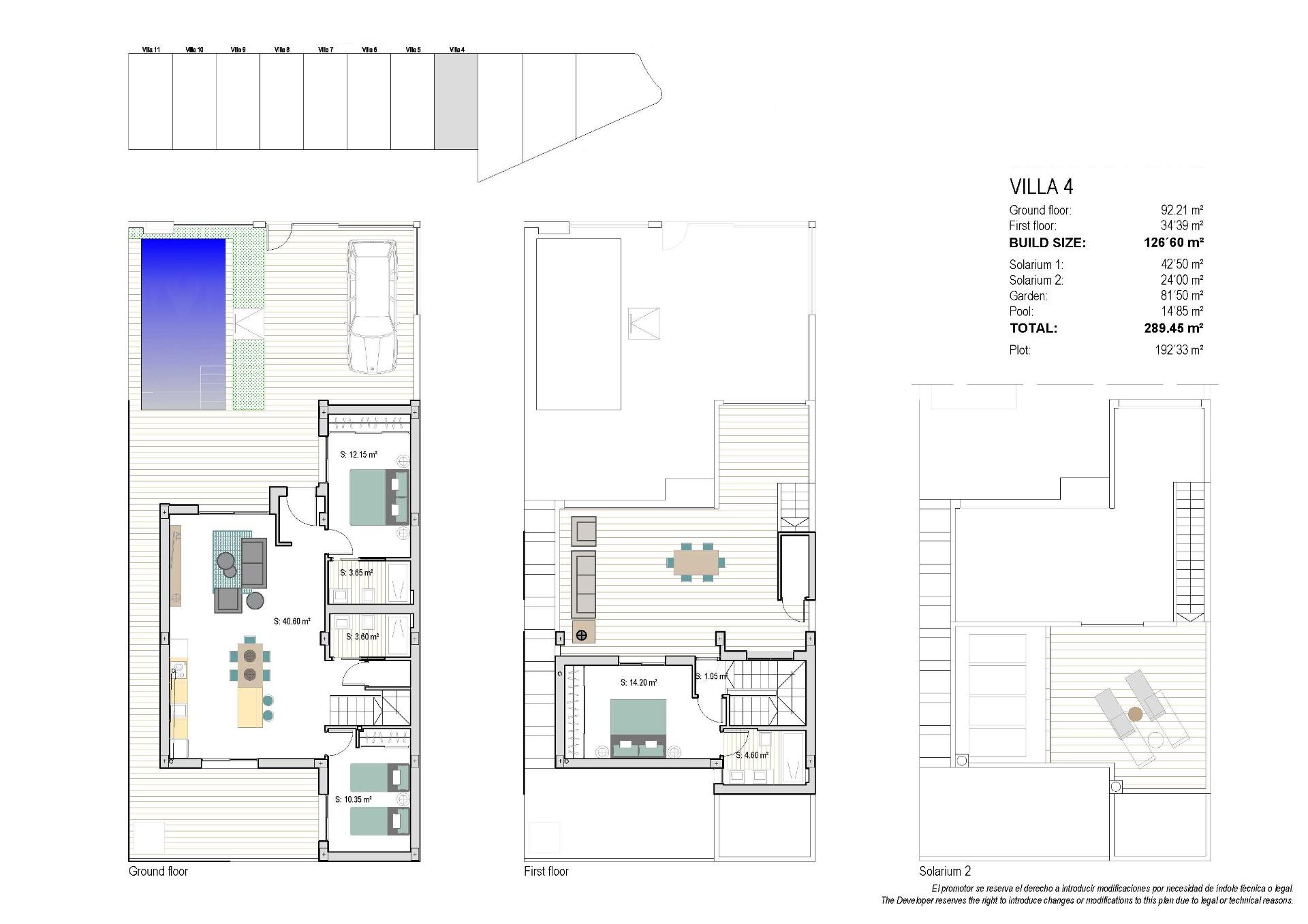 Villa til salg i San Javier