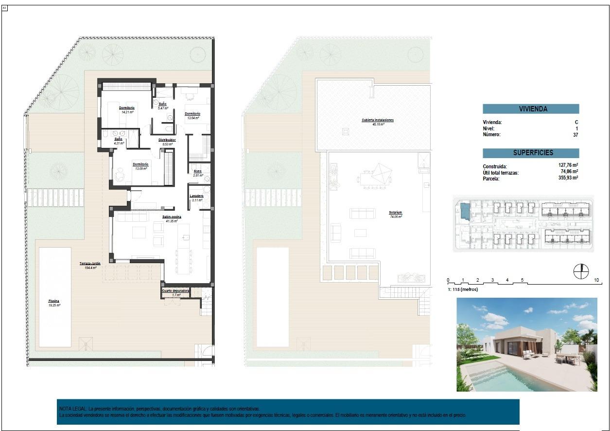 Villa til salg i Los Alcázares
