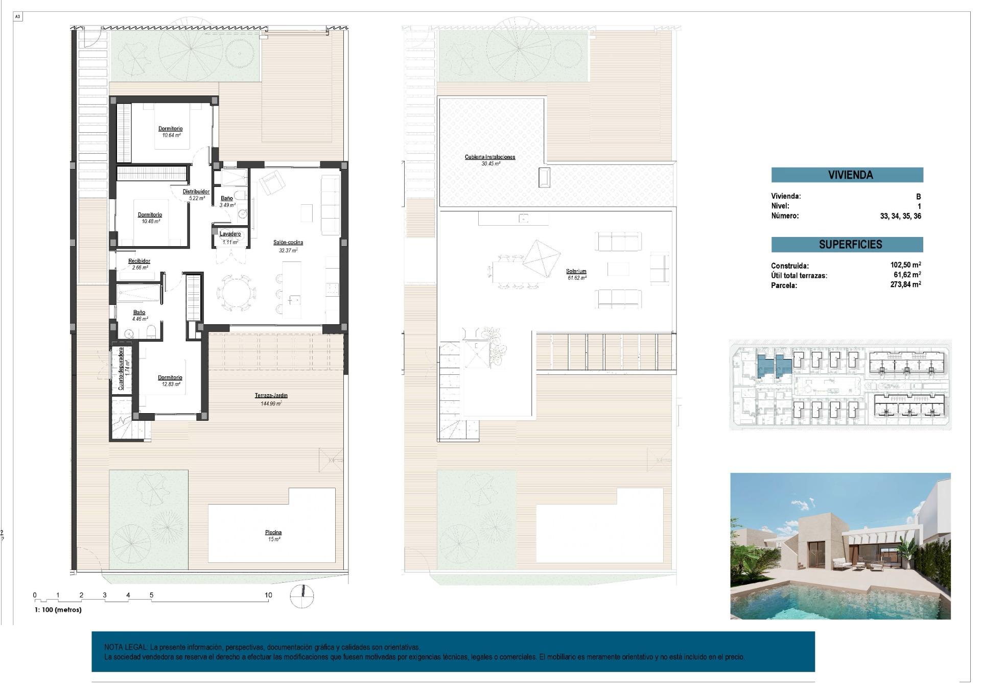 Villa til salg i Los Alcázares