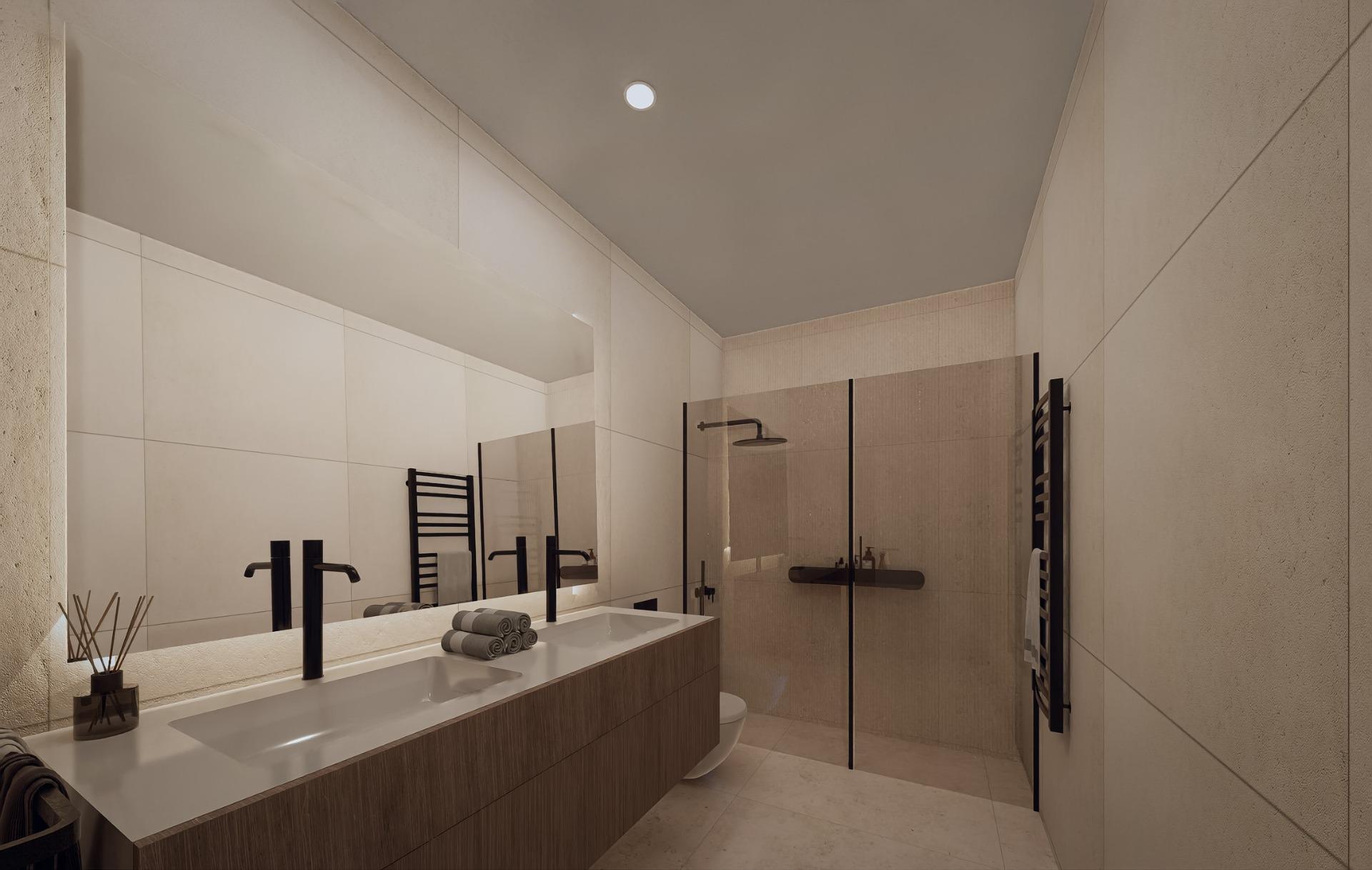 Neu gebautes Penthouse mit 2 Schlafzimmern, Pool und Meerblick in Calpe (Costa Blanca, Alicante)