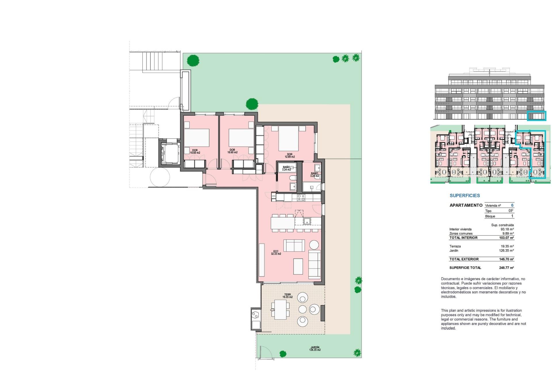 Appartamento in vendita a Torre-Pacheco