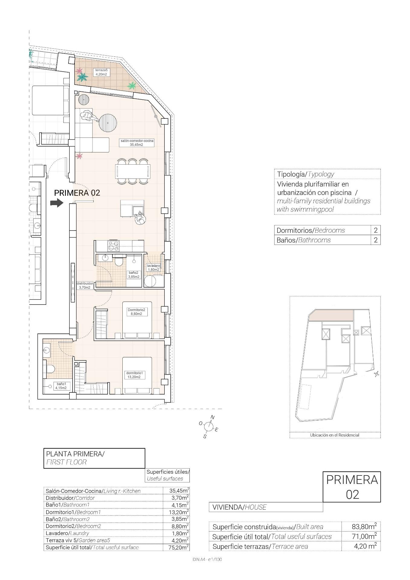 Appartment zum verkauf in Hondón de las Nieves