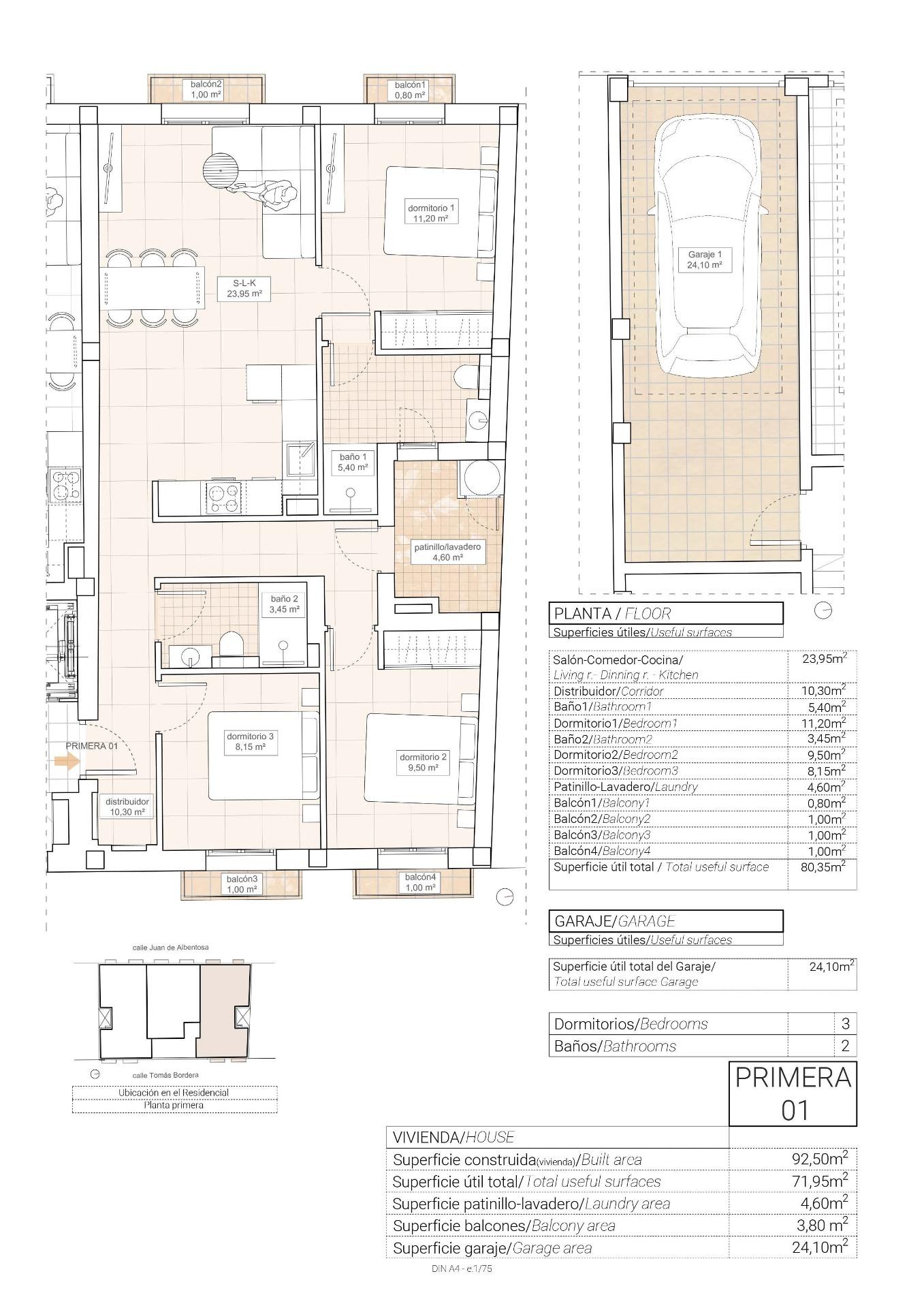 Appartment zum verkauf in Hondón de las Nieves