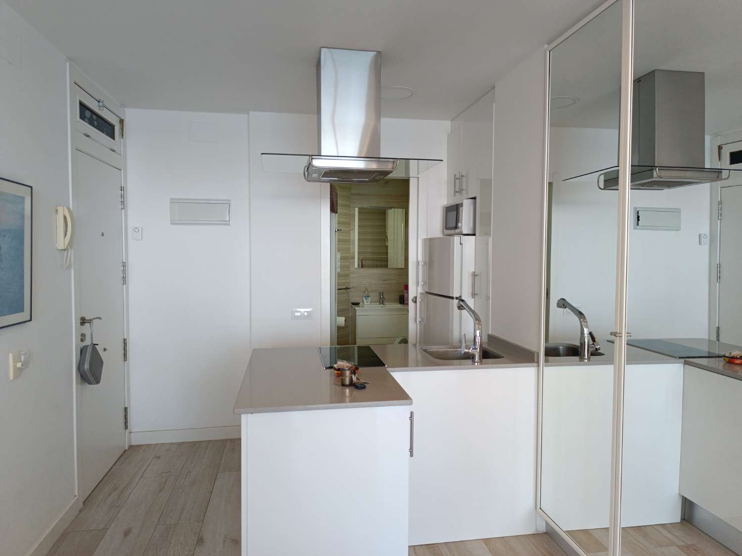 Renoviertes Studio mit Meerblick in erster Meereslinie in Calpe (Costa Blanca Nord)