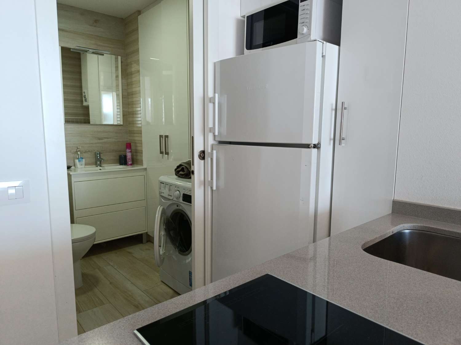 Renoviertes Studio mit Meerblick in erster Meereslinie in Calpe (Costa Blanca Nord)
