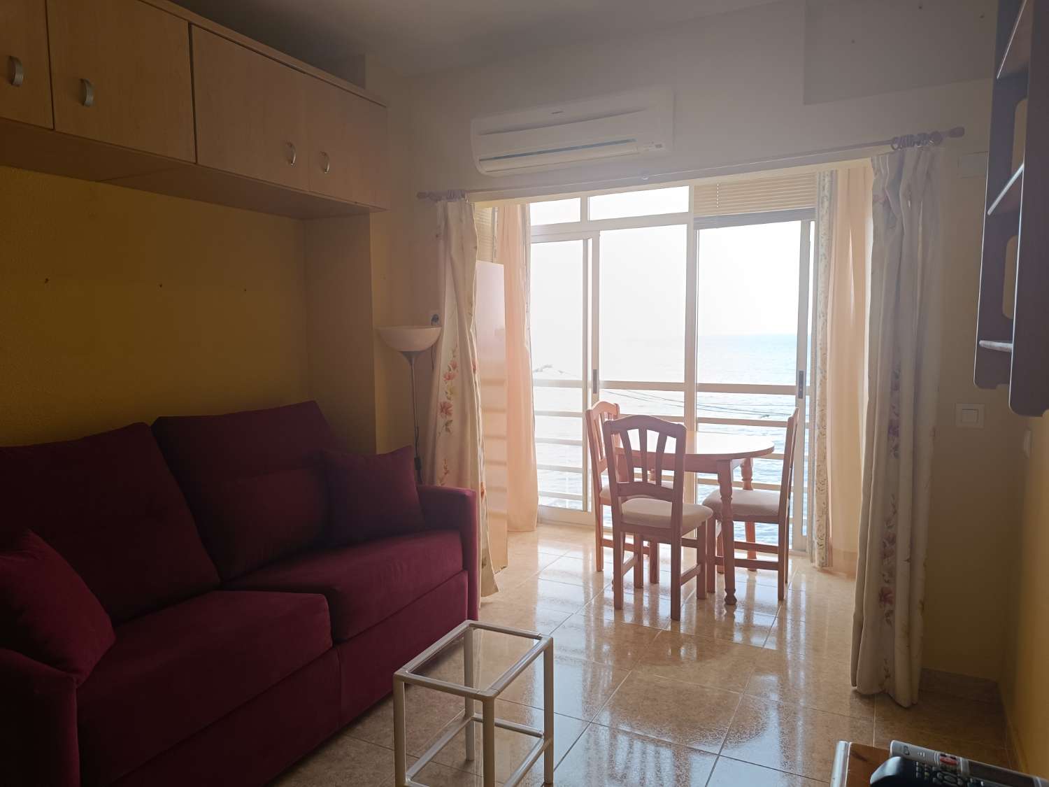 Studio met uitzicht op zee aan het strand in Calpe (Alicante)