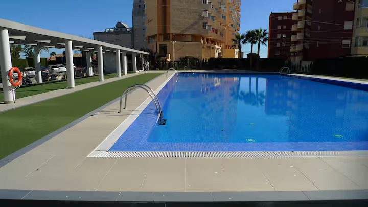 Studio met uitzicht op zee aan het strand in Calpe (Alicante)