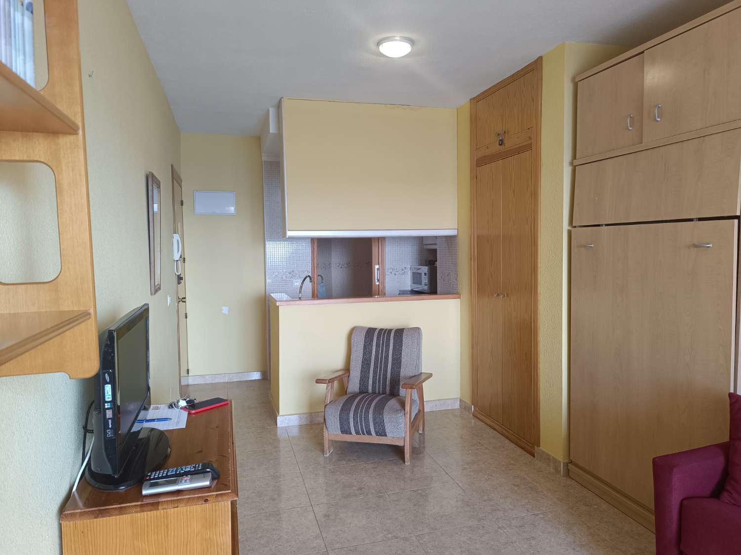 Studio met uitzicht op zee aan het strand in Calpe (Alicante)