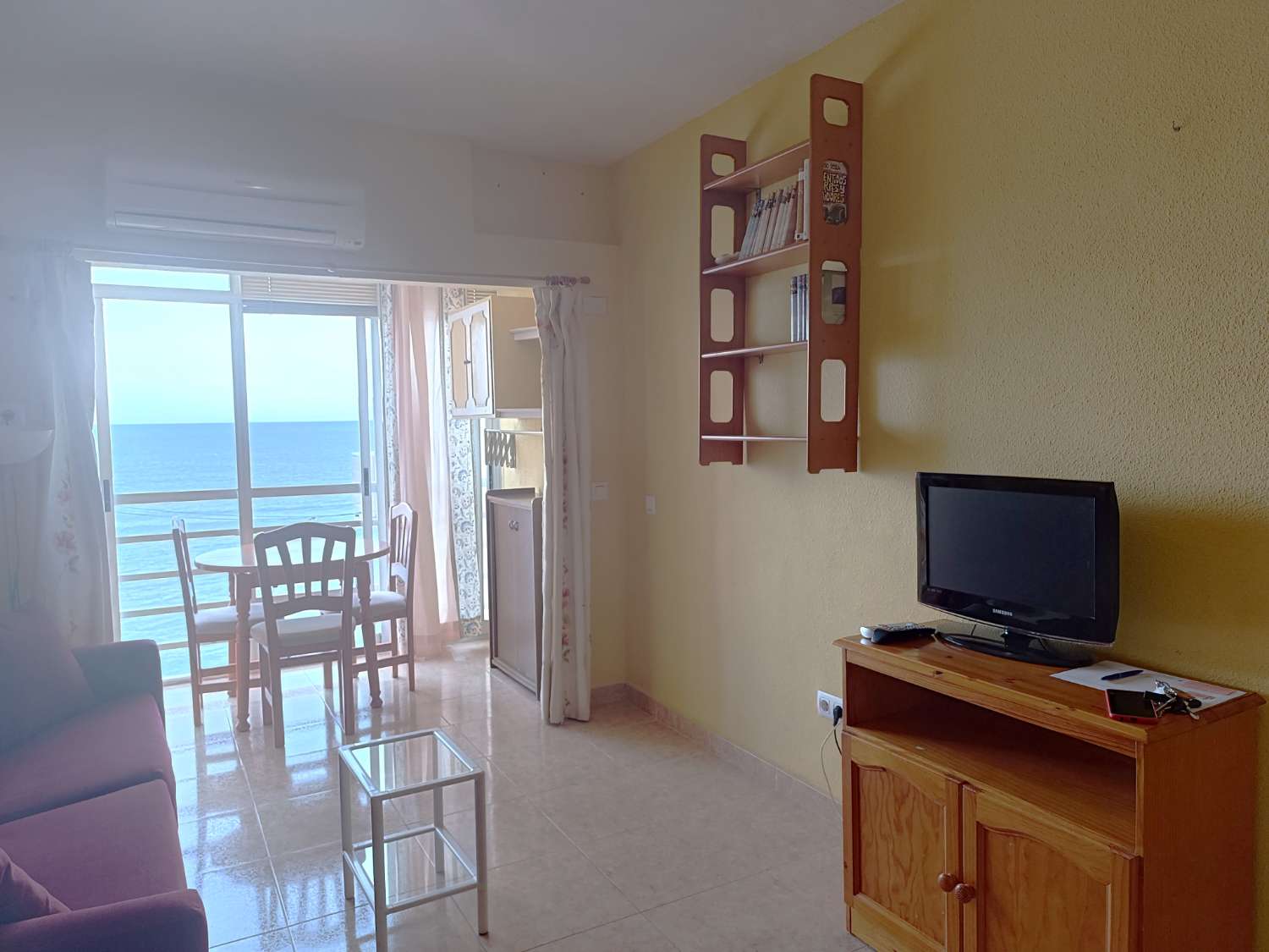 Studio met uitzicht op zee aan het strand in Calpe (Alicante)