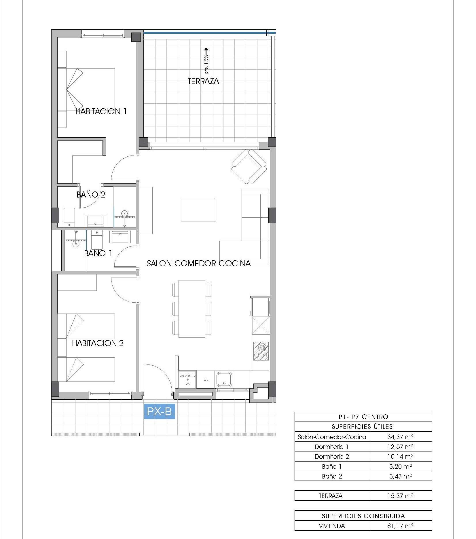 Apartment for sale in Villajoyosa