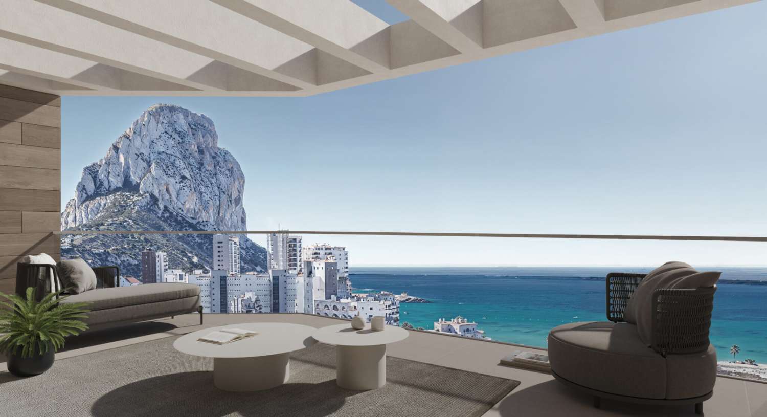 Apartamentos obra nueva a 200 m de la playa, piscina, parking y trastero en Calpe (Costa Blanca)