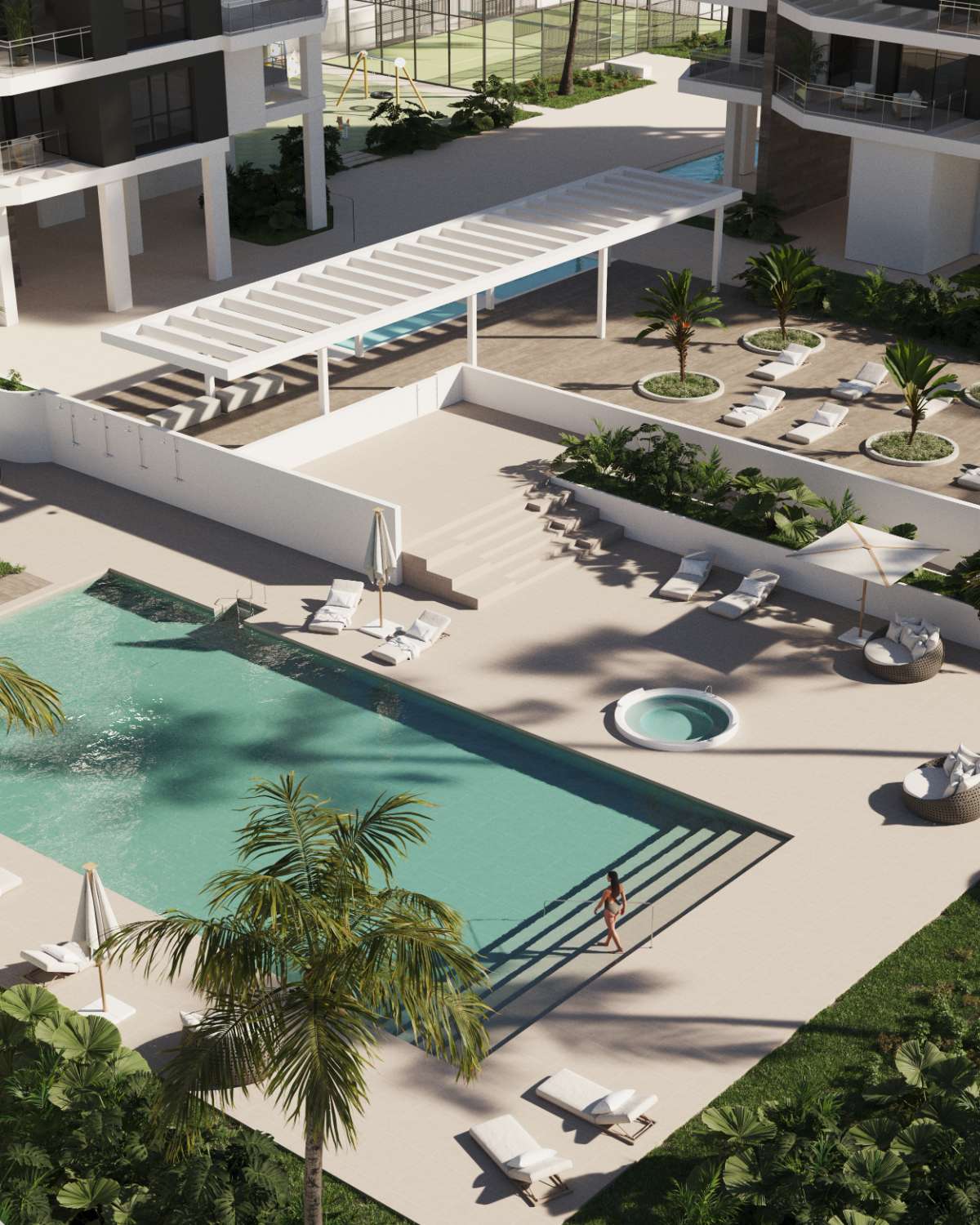 Apartamento Obra Nueva 3 dormitorios a 200 m del mar, piscina, parking y trastero en Calpe (Costa Blanca)