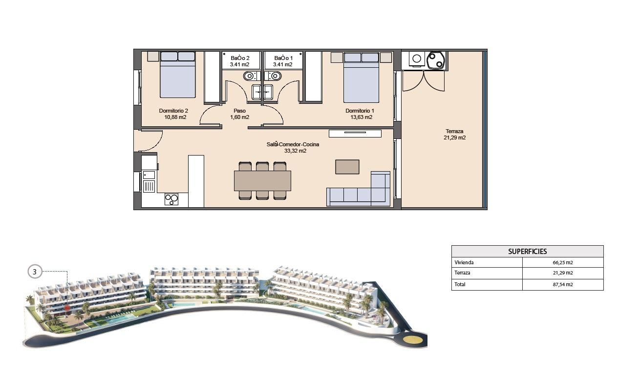 Apartamentua salgai in Finestrat