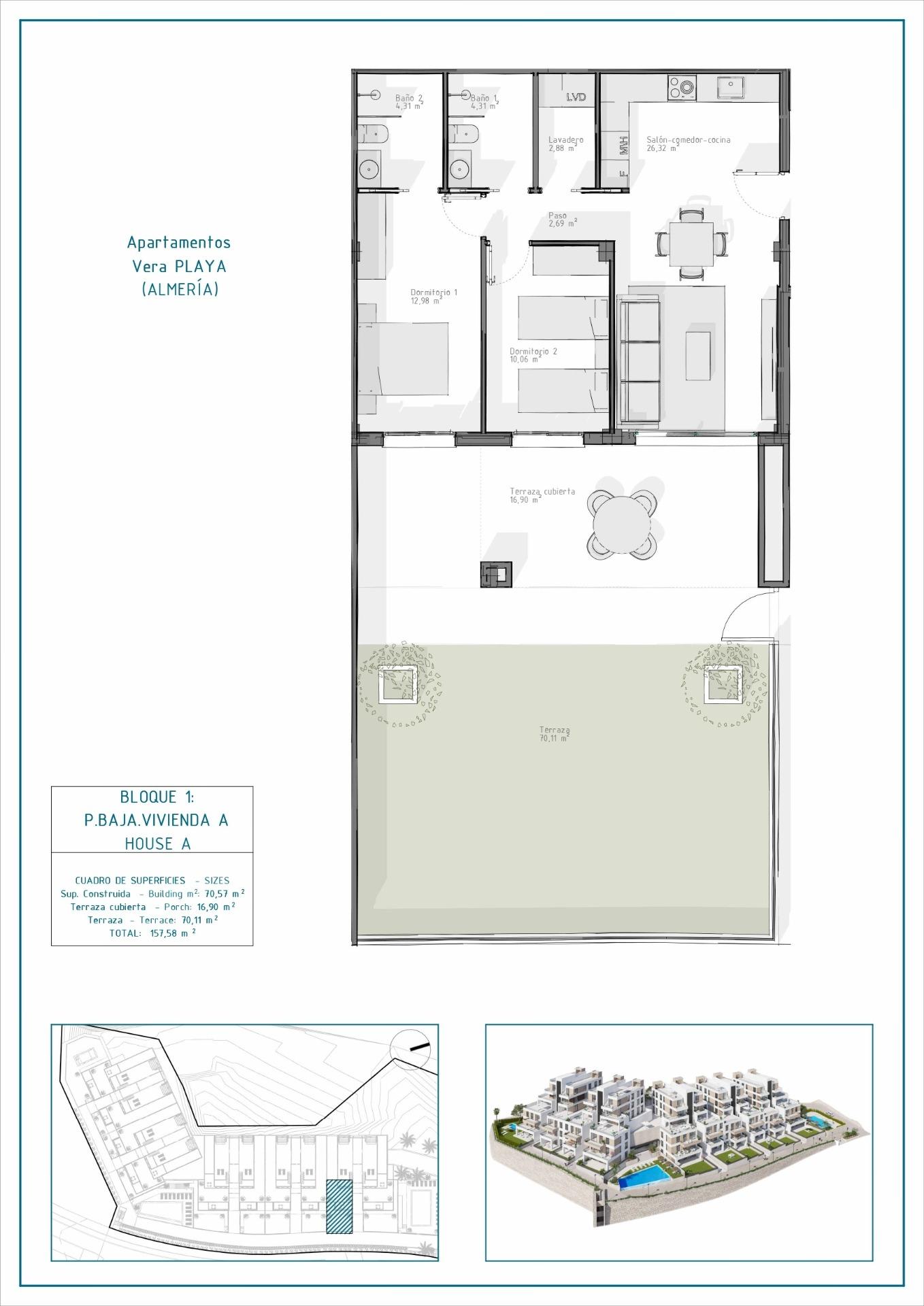 Apartament en venda in Vera
