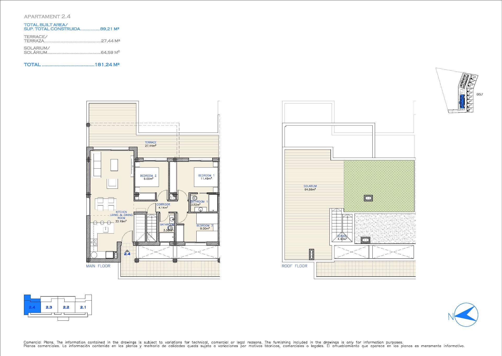 Penthouse for sale in Los Alcázares