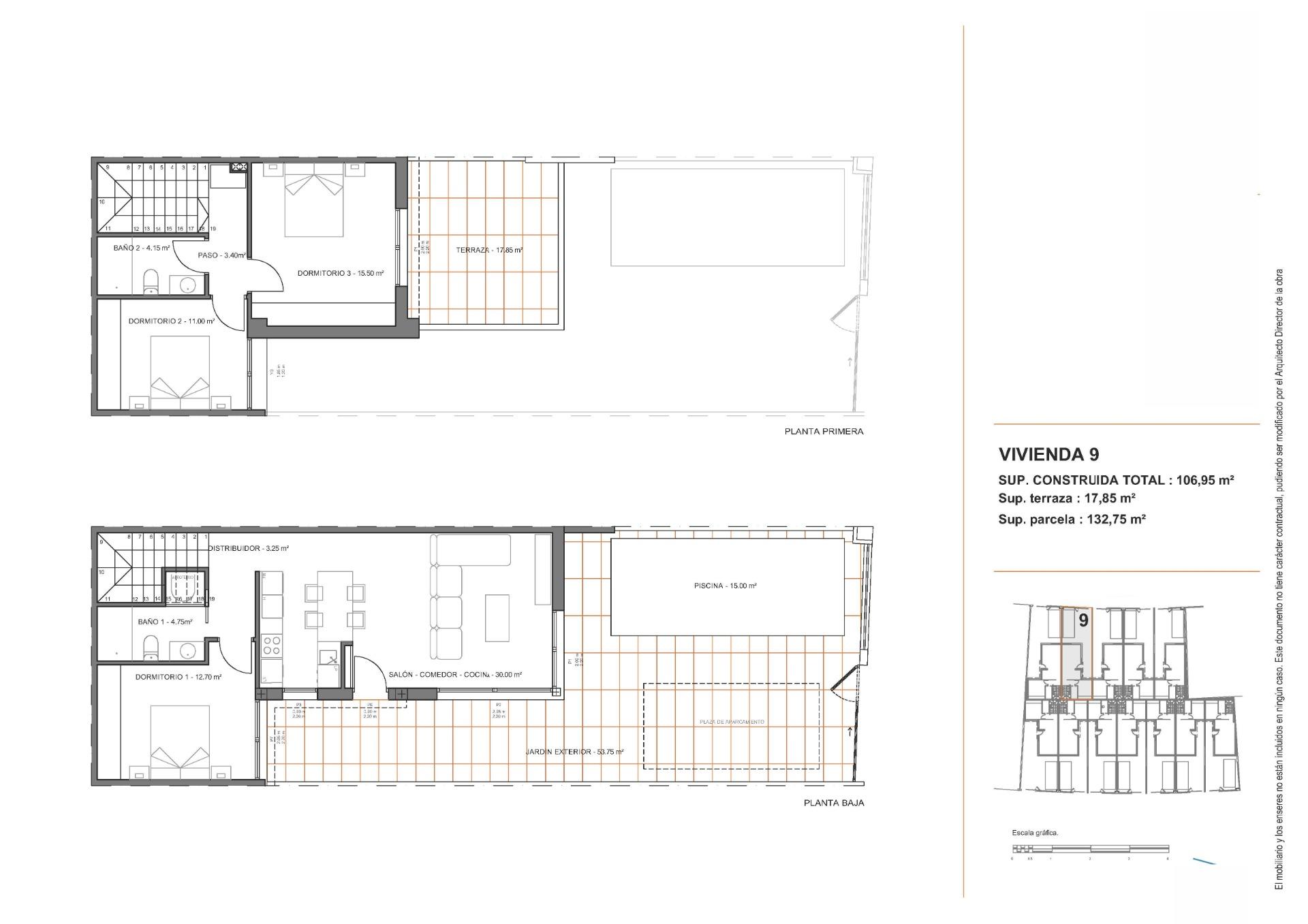 Villa en venta en Santiago de la Ribera (San Javier)