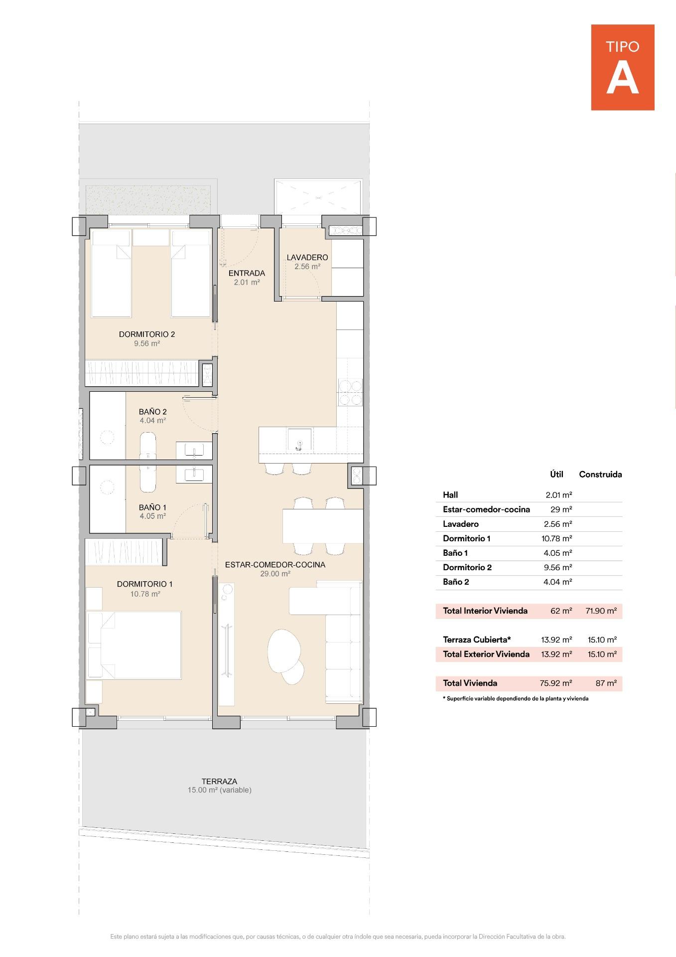 Appartement te koop in La Nucia