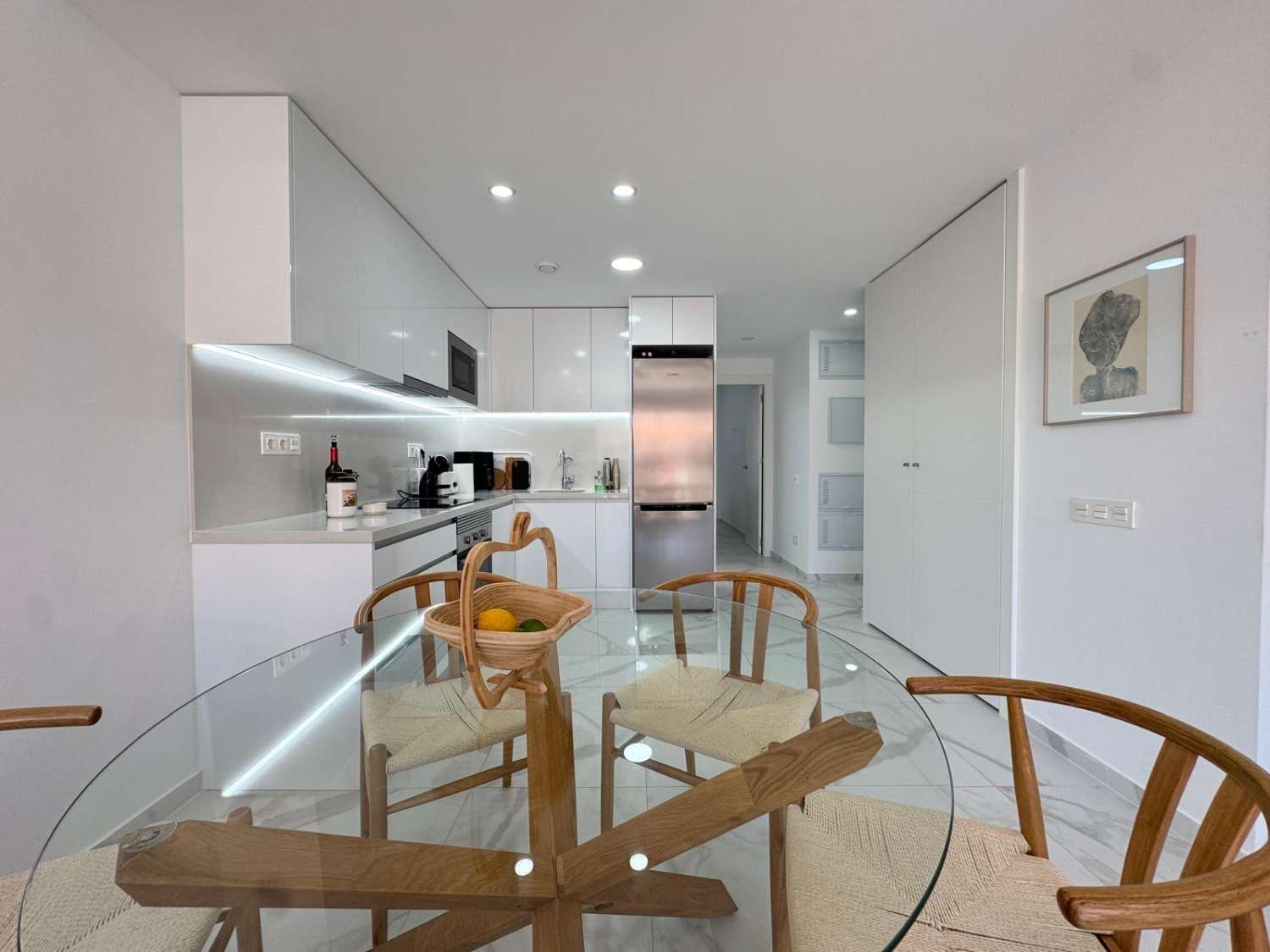 Penthouse avec solarium, 2 chambres, piscine, à 200 m de la plage à Torrevieja (Costa Blanca Nord)