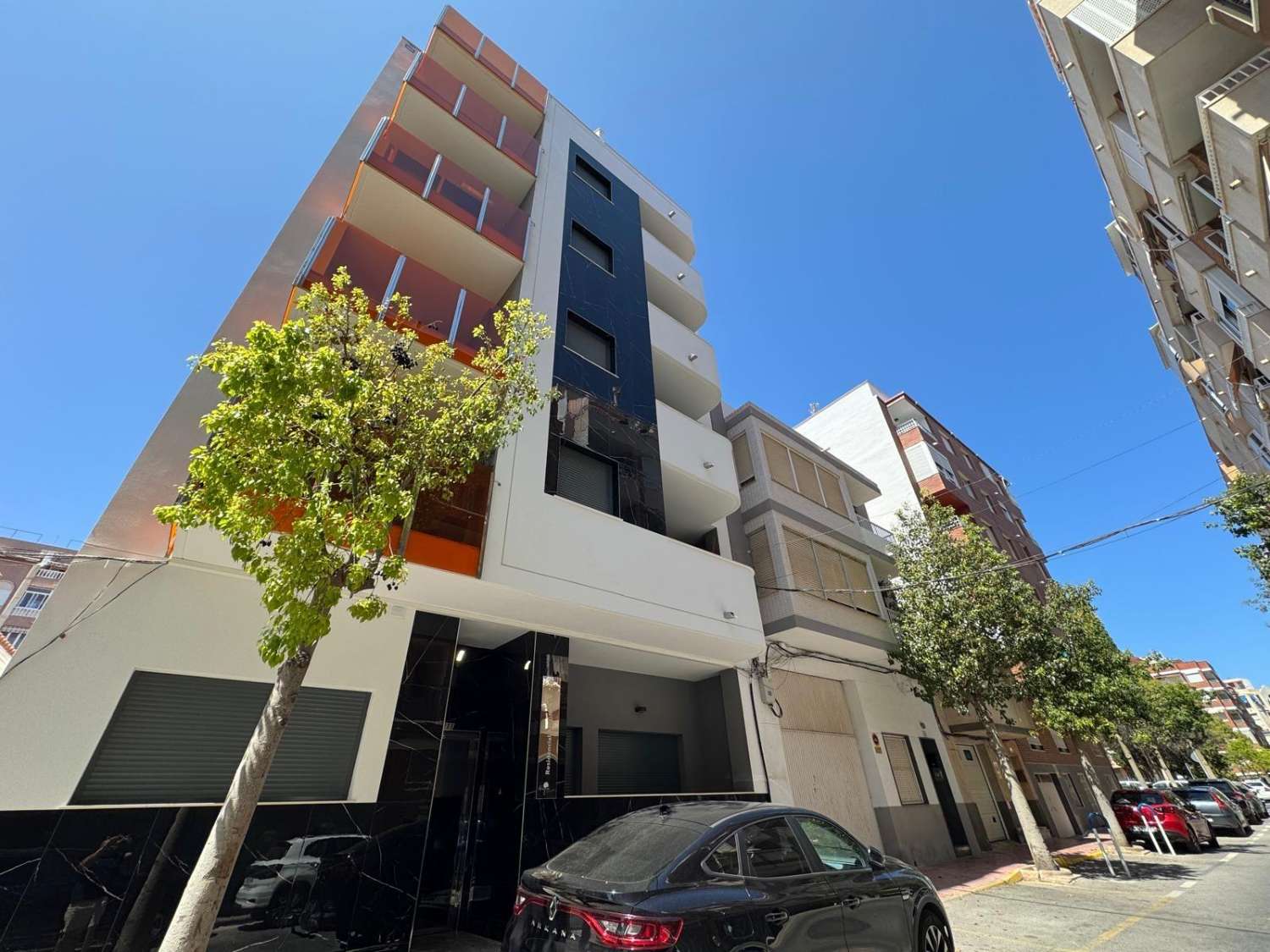 Penthouse avec solarium, 2 chambres, piscine, à 200 m de la plage à Torrevieja (Costa Blanca Nord)