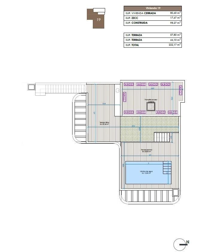 Penthouse til salg i Guardamar del Segura
