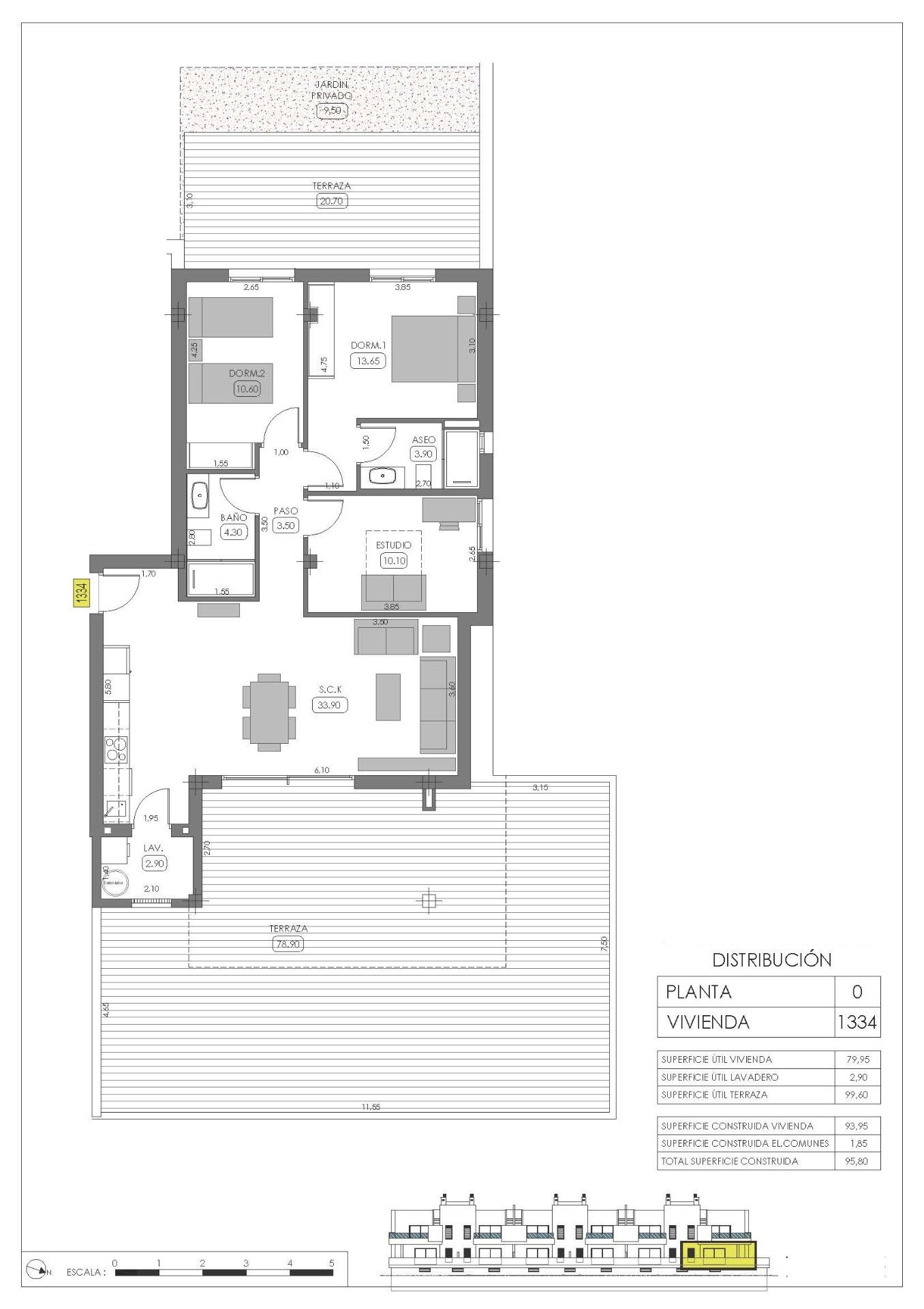 Bungalow myynnissä Algorfa