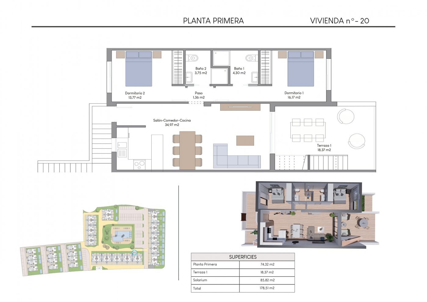 Bungalow myynnissä Finestrat