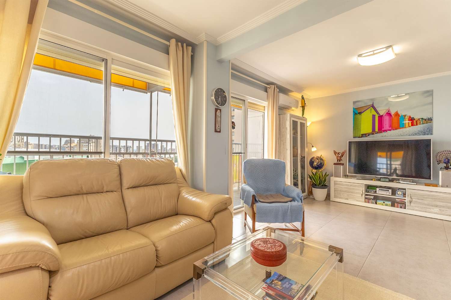 Apartament z 2 sypialniami i widokiem na morze w Calpe (Costa Blanca)