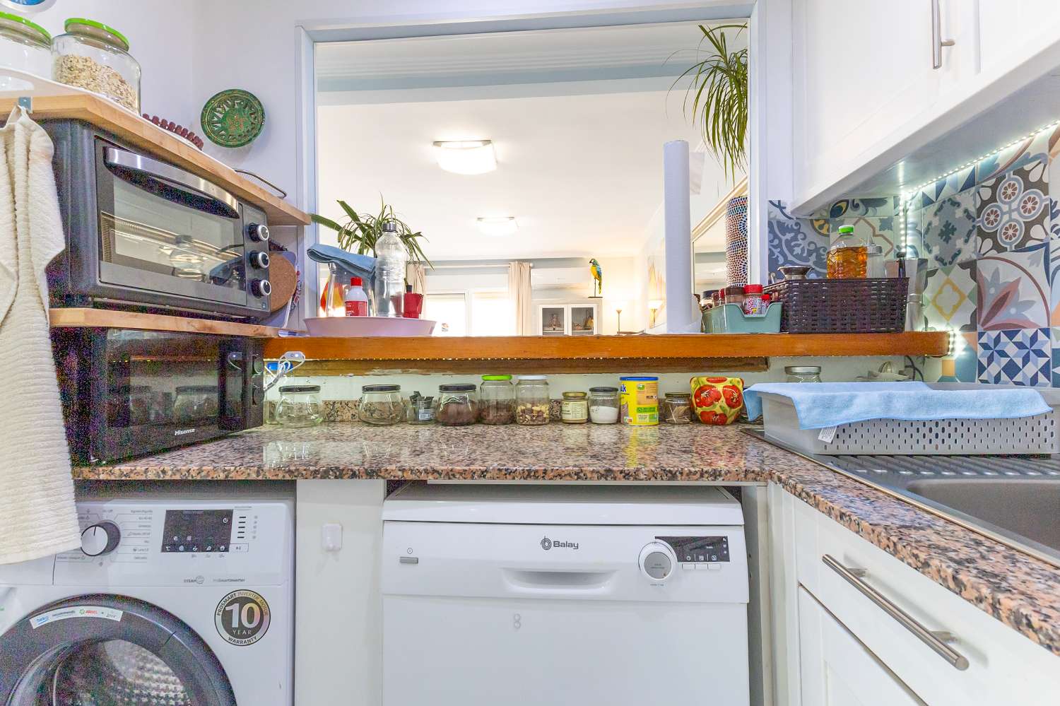 Apartament z 2 sypialniami i widokiem na morze w Calpe (Costa Blanca)