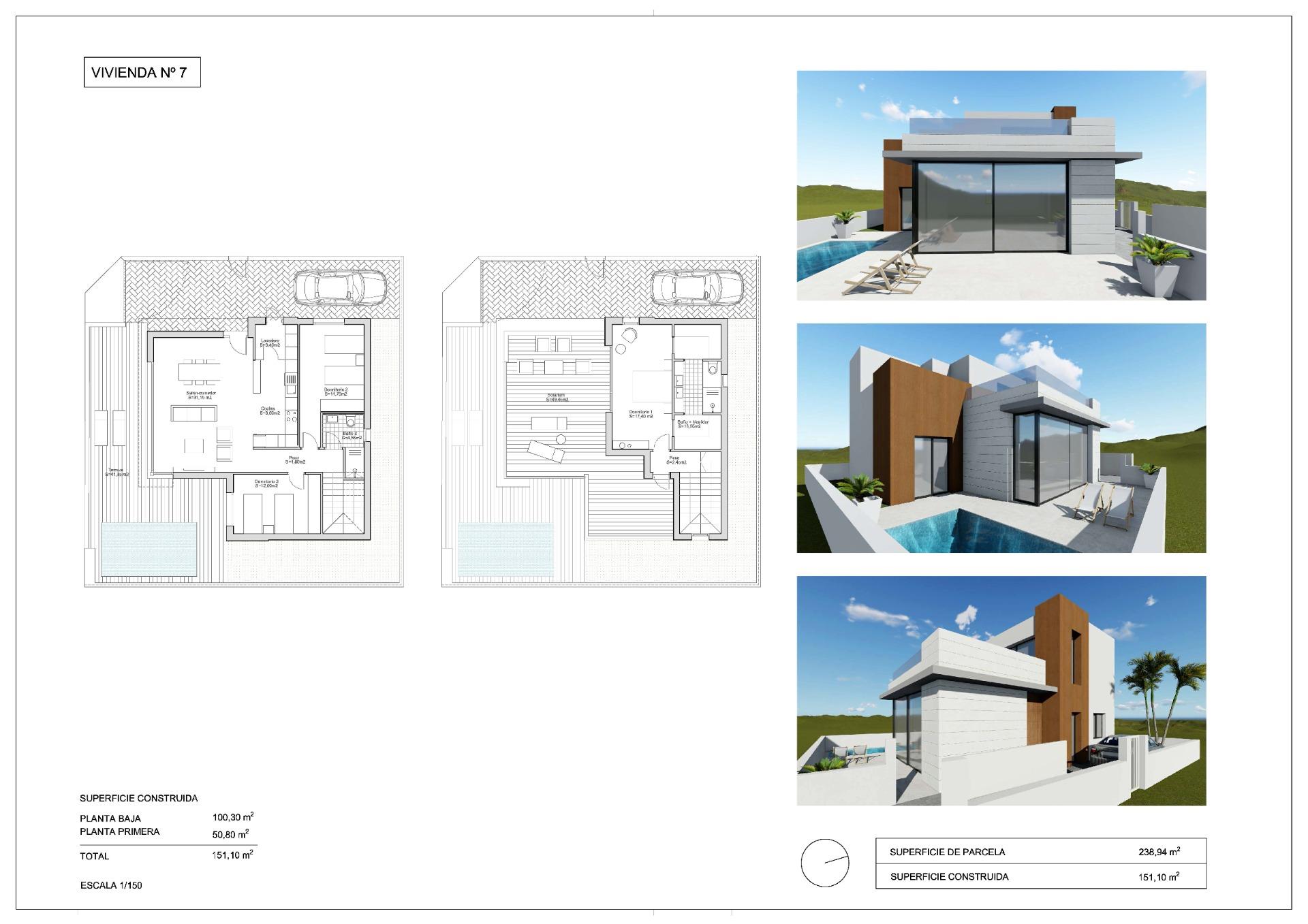 Villa for sale in Pilar de la Horadada