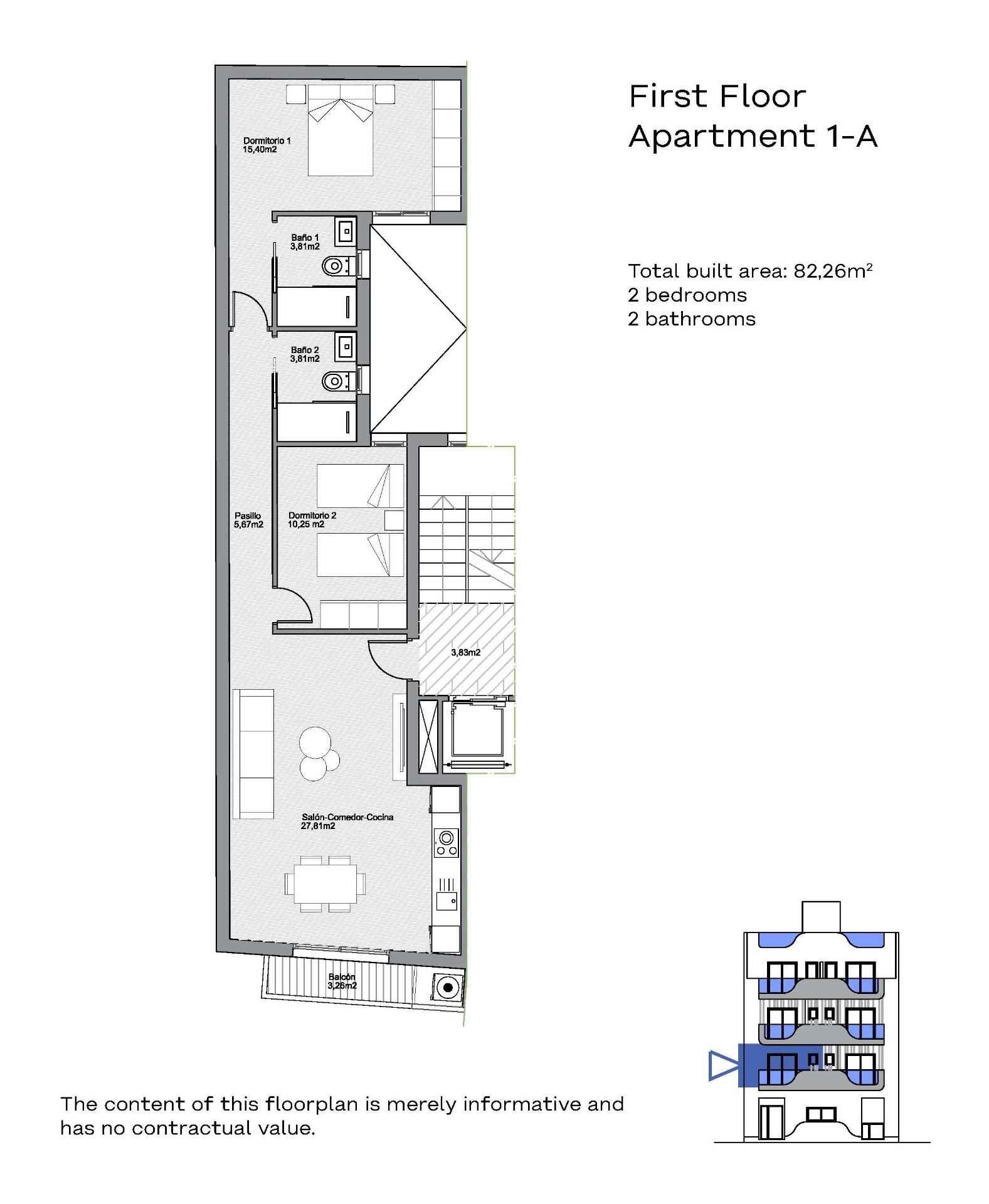 Apartment for sale in Torrevieja
