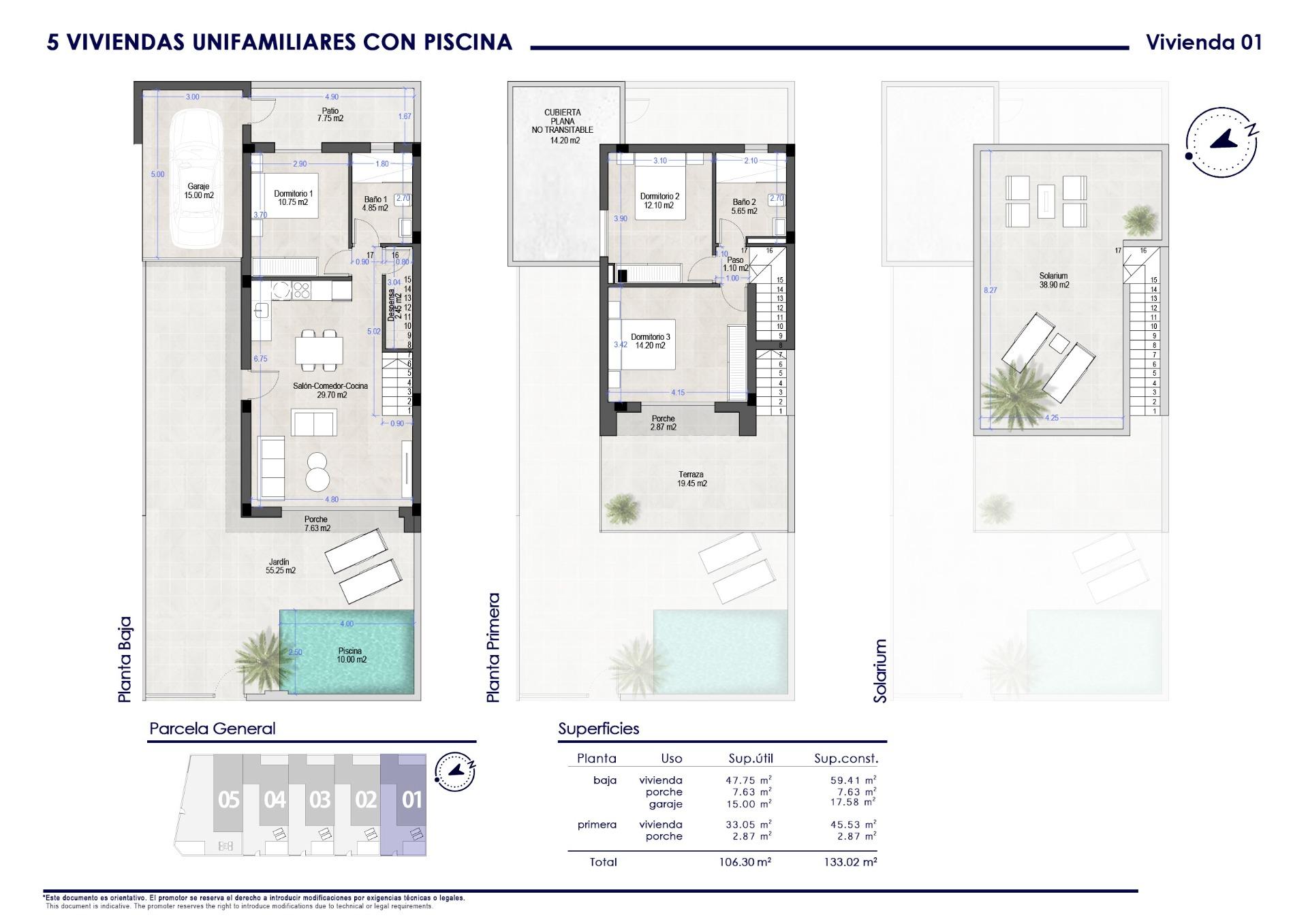 Villa till salu i San Pedro del Pinatar
