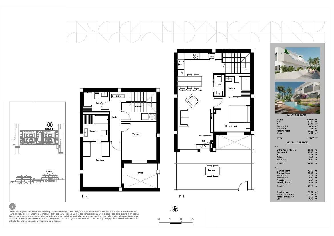 Bungalow, 1 våning till salu i Torrevieja