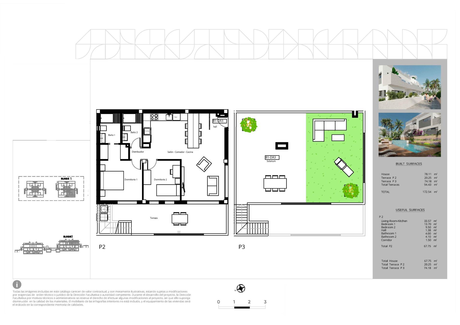 Bungalow, 1 våning till salu i Torrevieja